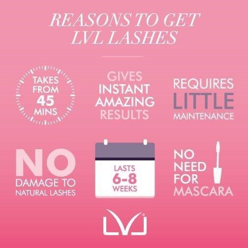 Reasons to get LVL Lashes