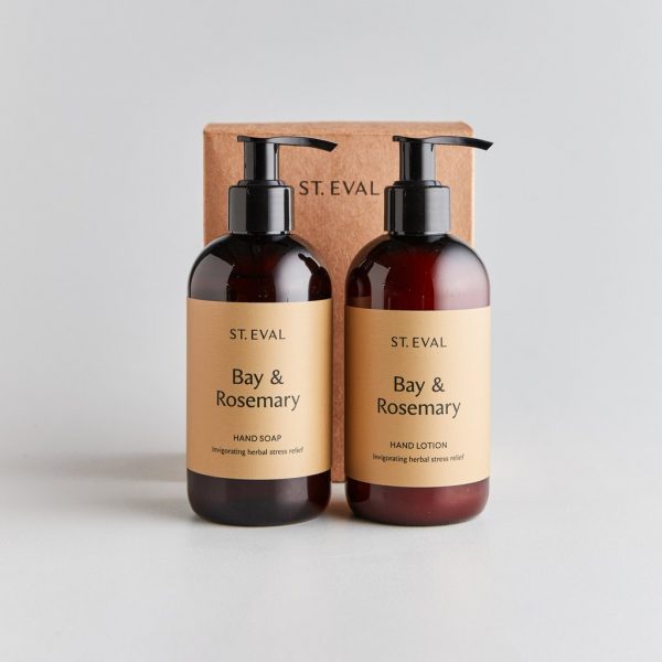 bay & rosemary hand wash & lotion